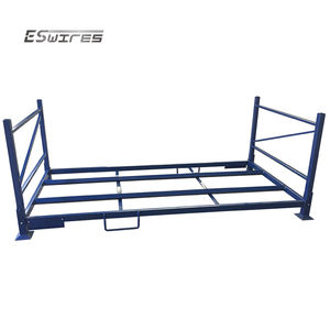 مخصصة الثقيلة واجب تكديس الصلب Q235 مستودع تجاري الإطارات للطي رف التخزين - Product Image 2