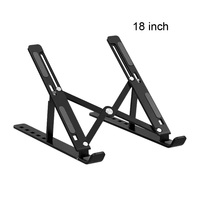 JW8612 Support d'ordinateur portable en aluminium avec logo personnalisé Support pliable pour tablette et ordinateur portable de taille mini Support pour ordinateur portable