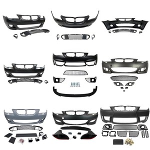 Parachoques Delantero para BMW Serie 5 E60 M5, Compatible con E60 E61 <span class=keywords><strong>M</strong></span> Sport, 51117897186 51117897184, Cubierta Inferior de Parachoques Delantero Izquierdo y Derecho, Rejilla Decorativa - Product Image 2