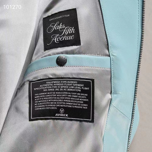 Áo khoác varsity da cừu thật AVIREX chính hãng, <span class=keywords><strong>size</strong></span> Mỹ, chất lượng cao, da cừu Pháp tự nhiên, áo khoác da thật - Product Image 6