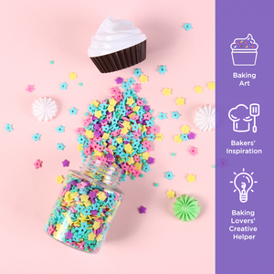 Top Xếp Hạng Cupcakes Chai Halal Đường Sprinkles Confetti Kẹo Sprinkles Ăn Được Sprinkles Bánh Trang Trí Cho Bánh Nguồn Cung Cấp - Product Image 4