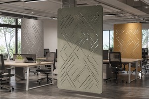 Écran Acoustique Suspendu en Feutre PET – Cloison Sonore Moderne et Écologique pour Bureau et Salon Extérieur - Product Image 2