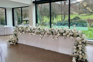 Özelleştirilmiş yapay çiçek düğün dekorasyon merdiven çiçek koşucu çiçek Twig - Product Image 2