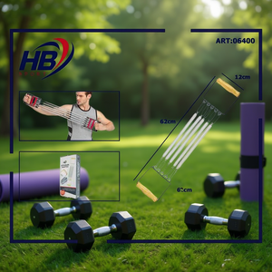 HB Sport <b>Spring</b> <b>Tensioner</b> 62cm Resistance Band Fitness Equipment - Product Image 2