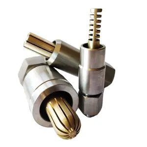 Straight brass dovetail groove tungsten steel spray nozzle high-pressure stainless steel phosphorus removal cleaning nozzle