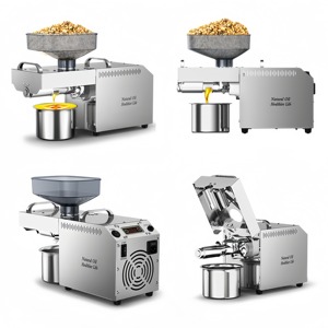 Presse à <span class=keywords><strong>huile</strong></span> automatique domestique compacte, production <span class=keywords><strong>de</strong></span> 6 kg/h pour l'extraction d'<span class=keywords><strong>huile</strong></span> d'arachide, d'olive, d'amande et <span class=keywords><strong>de</strong></span> noix <span class=keywords><strong>de</strong></span> coco - Product Image 2