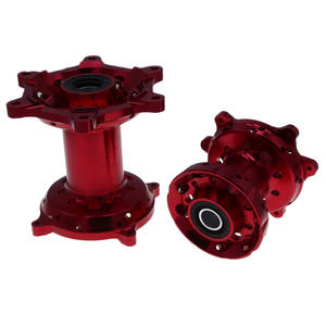Moyeux de roue CNC modifiés rouges à grande cloche, 36 trous, avant et arrière, pièces de véhicule tout-terrain, 36 trous chacun, en alliage, pour modèle CRF - Product Image 3