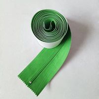 Barrera antipolvo autoadhesiva con cremallera de doble deslizador, de poliéster, duradera, resistente a la intemperie, en rollo continuo, para fabricantes industriales