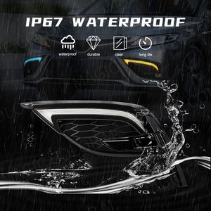 Feux diurnes LED bleu ambre blanc DRL <span class=keywords><strong>pour</strong></span> Toyota Camry SE XSE 2021-2023 2024 antibrouillard avec clignotant feu de conduite - Product Image 4