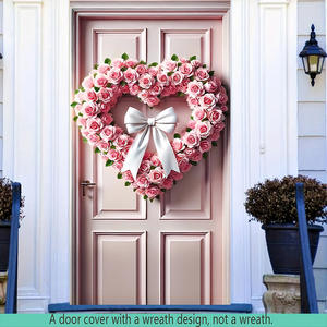 Bannière de <span class=keywords><strong>porte</strong></span> personnalisable pour la Saint-Valentin, motif ballons d'amour rouges, pour la maison, les fêtes, les célébrations et les mariages - Product Image 5