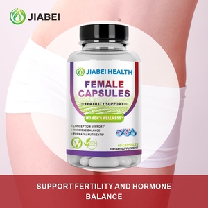 Aangepaste supplementenfabrikant Vrouwen Capsules Voedingssupplementen Hormonale Balans Regulatie Groothandel Vitaminen OEM <span class=keywords><strong>Capsule</strong></span> - Product Image 4