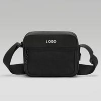 Tas Selempang Pria Wanita Desain Baru Fashion, Ringan, Tahan Air, Bahan Polyester, untuk Ponsel, Cocok untuk Sehari-hari