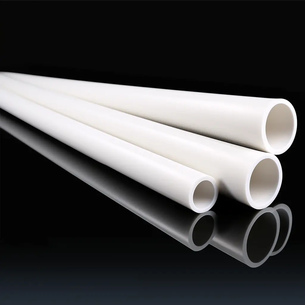 Refractory customize high hardness high purity white 92% alumina ceramic tube