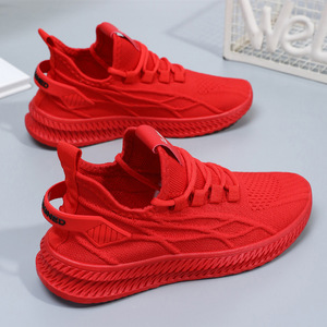 Chaussures décontractées pour femmes, couleur unie, à lacets, respirantes, durables, semelle souple, légères - Product Image 2