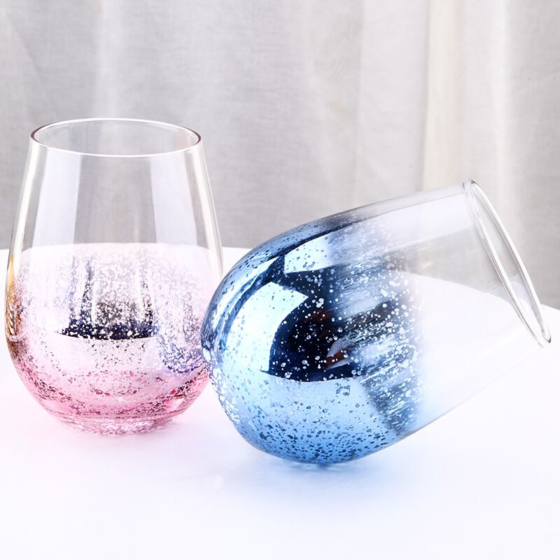 Creative starry sky transparent egg cup crystal wine glass