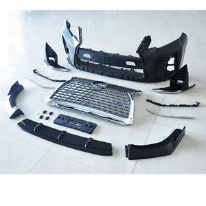 Ventas de fábrica FJ150 Kits de cuerpo de parachoques de labio delantero de rejilla mejorada para Toyota <span class=keywords><strong>PRADO</strong></span> FJ150 2018-2025 Actualización a <span class=keywords><strong>Lexus</strong></span> GX Bodykit - Product Image 3