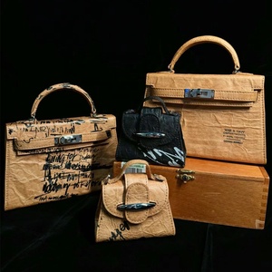 1,05 MM diseño antiguo DuPont <span class=keywords><strong>papel</strong></span> estilo Vintage arrugas en relieve PU rollos de piel sintética Artificial <span class=keywords><strong>para</strong></span> bolsos zapatos tapicería - Product Image 3