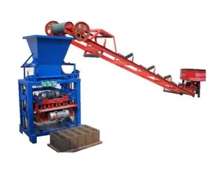 2024 Kettinglift Met Hopper Baksteen Machine Straatbestrating Baksteen Maken Machine Baksteen Constructie Bouwsteenmachine