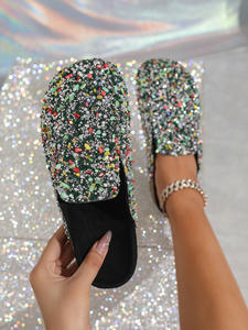 Demi-pantoufle paresseuse à la mode pour femmes grande taille pour les vêtements d'extérieur d'été Baotou demi-soutien avec option de <span class=keywords><strong>petite</strong></span> taille - Product Image 6