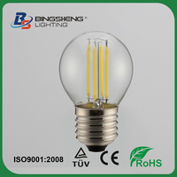 Ampoule LED à filament G45 4W, matériel brut, éclairage domestique, lumière variable, haute puissance, ampoule Led