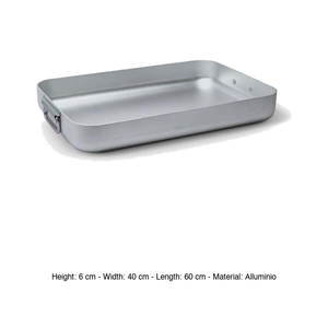 Bandeja para asar de aluminio 60 × 40 × 6 h cm Ballarini - Product Image 3