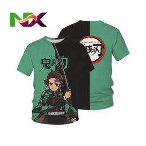 T-<span class=keywords><strong>shirt</strong></span> XIANGHUI Anime Estiva con Stampa Cartoon alla Moda per Ragazzi Demon <span class=keywords><strong>Slayer</strong></span> Spedizione Gratuita T-<span class=keywords><strong>shirt</strong></span> da Uomo Semplice - Product Image 2