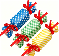 Boîtes cadeaux en papier en forme de bonbons avec ruban, boîtes à dragées vides pour mariage, anniversaire, Noël, emballage de friandises