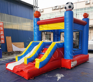 Châteaux gonflables de football, de soccer et de basketball avec prix, combo châteaux gonflables, châteaux gonflables chinois - Product Image 5