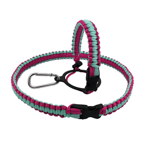 Produsen buatan tangan bertahan hidup untuk Paracord menangani botol air <span class=keywords><strong>Tumbler</strong></span> untuk mendaki mudah dibawa tali bahu - Product Image 6