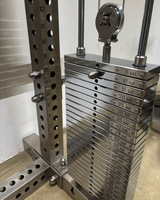Rack de musculation multifonctionnel en acier inoxydable, cage de squat, machine Smith, entraînement de force pour les bras, les jambes, la poitrine, musculation