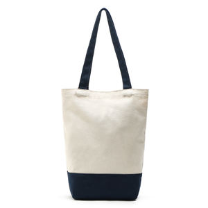 Bolsa de algodón ecológica personalizada, bolsa de lona de compras con estampado personalizado en blanco - Product Image 1