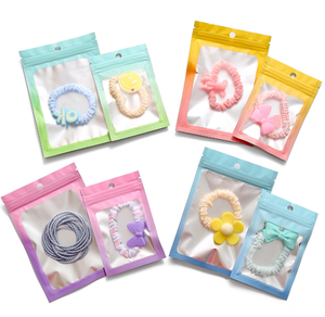 Colorful Frosted Aluminum Foil Gradient Bags Stocks Jewelry <b>Packaging</b> Bags <b>Plastic</b> <b>Packaging</b> Bags - Product Image 3
