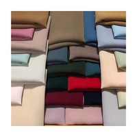 Tissu sergé SPH tissé 130gsm 140gsm 100% polyester mat 80D SPH Poka extensible teint imprimé SPH pour robe et chemise femme