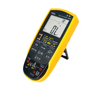 AC/DC Touch Pad Multimeter VA90B Diode Test Data LCD Display Multimeter for Measuring Electrical Voltage and Current