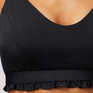 Séchage rapide Qui Évacue L'humidité Personnalisé Super <span class=keywords><strong>Doux</strong></span> Sexy Femmes Croix <span class=keywords><strong>Yoga</strong></span> Sport Soutien-Gorge Top Avec Plastron - Product Image 6