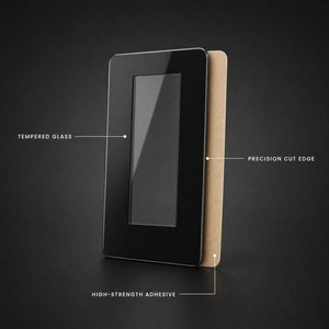 Protection d'écran en verre trempé pour déclencheur de flash d'appareil photo avec minuterie de prise de vue, plaque frontale en verre découpée sur mesure - Product Image 2