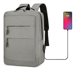 Sac à dos pour ordinateur portable personnalisé avec logo, pour affaires et étudiants, avec chargement USB, Mochilas intelligentes pour hommes et femmes avec doublure en Oxford et polyester - Product Image 3