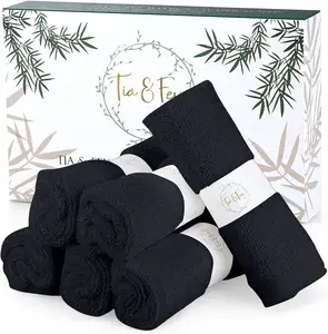 Face Cloths 6 pack - Soft Washcloths for Face Made from Bamboo Gentle on Sensitive Skin, Organic Bamboo Set of 6 Face Towel, Wom