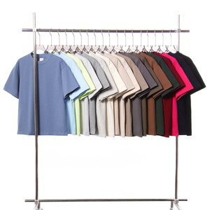 เสื้อยืดคอตตอนดับเบิ้ลยาร์น 300 กรัม ทรงหลวม คอกลม แขนสั้น สำหรับผู้ชาย สวมใส่สบายๆ - Product Image 5