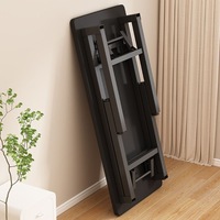 Bureau d'ordinateur pliable avec double traverses renforcées, modèle simple et compact pour la maison/le bureau, idéal pour l'étude et l'écriture
