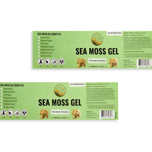 Etiqueta personalizada para alimentos orgánicos congelados, adhesivo impermeable de papel cobrizo para empaques de suplementos dietéticos - Product Image 5