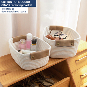 Storage Bins Fabric Storage Basket for Shelves for Organizing Closet Large Linen Closet Organizers with Handles