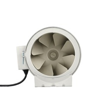Ventilateur extracteur axial silencieux de 6 pouces 220V OEM à roulement à billes pour ventilation de serre
