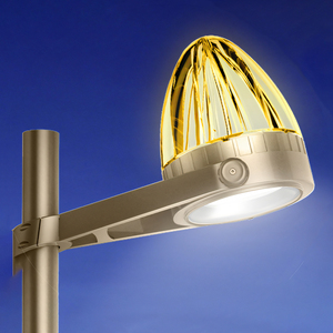 Réverbères solaires du rendement élevé LED de 25W avec l'approvisionnement optique unique IP65 de courant alternatif de paysage de réflecteur d'éblouissement de conception - Product Image 3