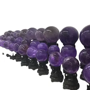 Natürliche Amethyst kugeln kristall kugeln für fengshui dekoration