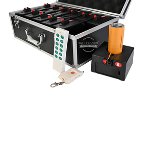 GLITTERFIRE D12 Sistema de Disparo de Fuegos Artificiales con Control Remoto de 12 Canales y 12 Receptores, Base para Fuentes, Pirotecnia Fría, Máquina de Navidad - Product Image 1