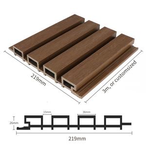 China Manufacture Wpc Exterior <b>Wall</b> <b>Panel</b> High Quality <b>Cheap</b> Price 3D Great <b>Wall</b> <b>Panel</b> Easy Install Fluted <b>Wall</b> Cladding - Product Image 2