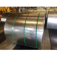 Bobine d'acier galvanisé à chaud DX51D SGCC à revêtement de zinc, à paillettes régulières, coupée sur mesure, certifiée TISI, fournie directement par l'usine