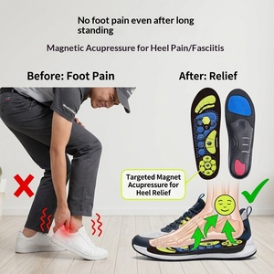 <span class=keywords><strong>Solette</strong></span> <span class=keywords><strong>Ortopediche</strong></span> Magnetiche Personalizzate, Supporto per Arco Plantare, Inserti per Scarpe con Assorbimento degli Urti in EVA per Uomini e Donne - Product Image 4