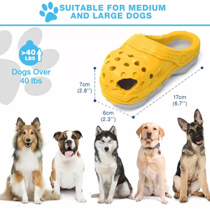 Eco Friendly Materials Slippers Shape Super Indestructible Bite Resistant Food Grade Natural Rubber Pet <b>Dog</b> Chew Toys - Product Image 3